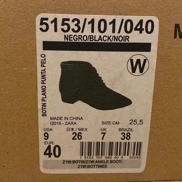 Zara Leather Ankle Booties - Picture 7 of 9